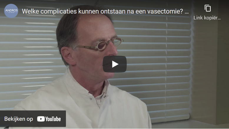 Bekijk welke complicaties kunnen ontstaan na sterilisatie man Video op YouTube